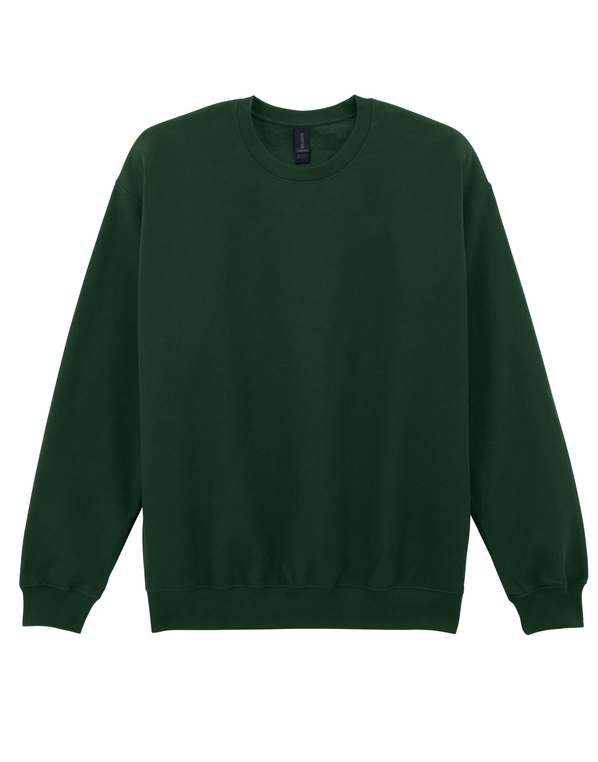 Softstyle Midweight Fleece Adult Crewneck - Forest Green