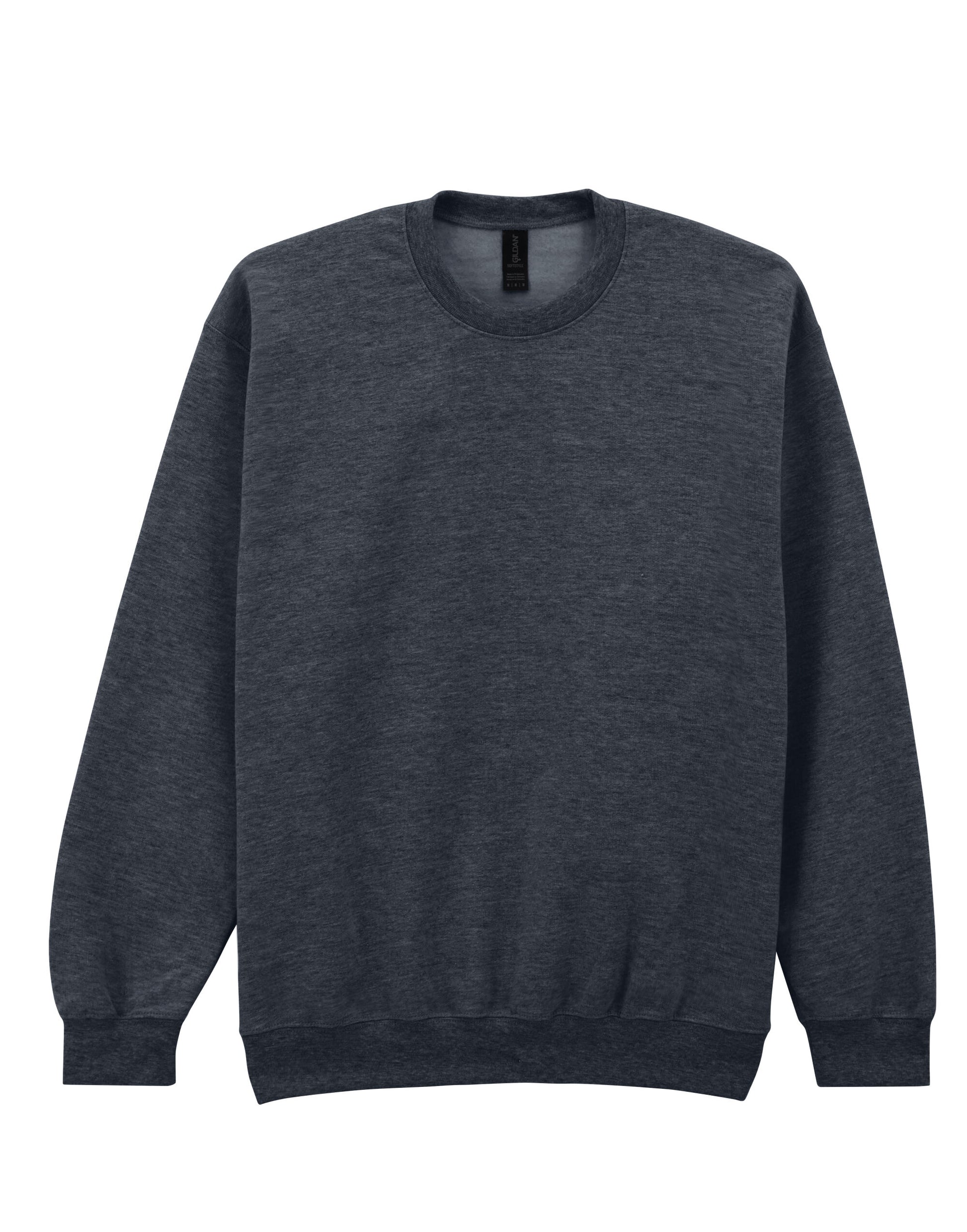 Softstyle Midweight Fleece Adult Crewneck - Dark Heather