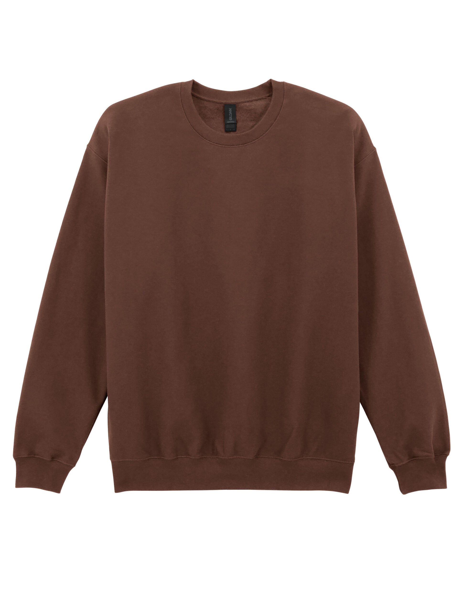 Softstyle Midweight Fleece Adult Crewneck - Cocoa