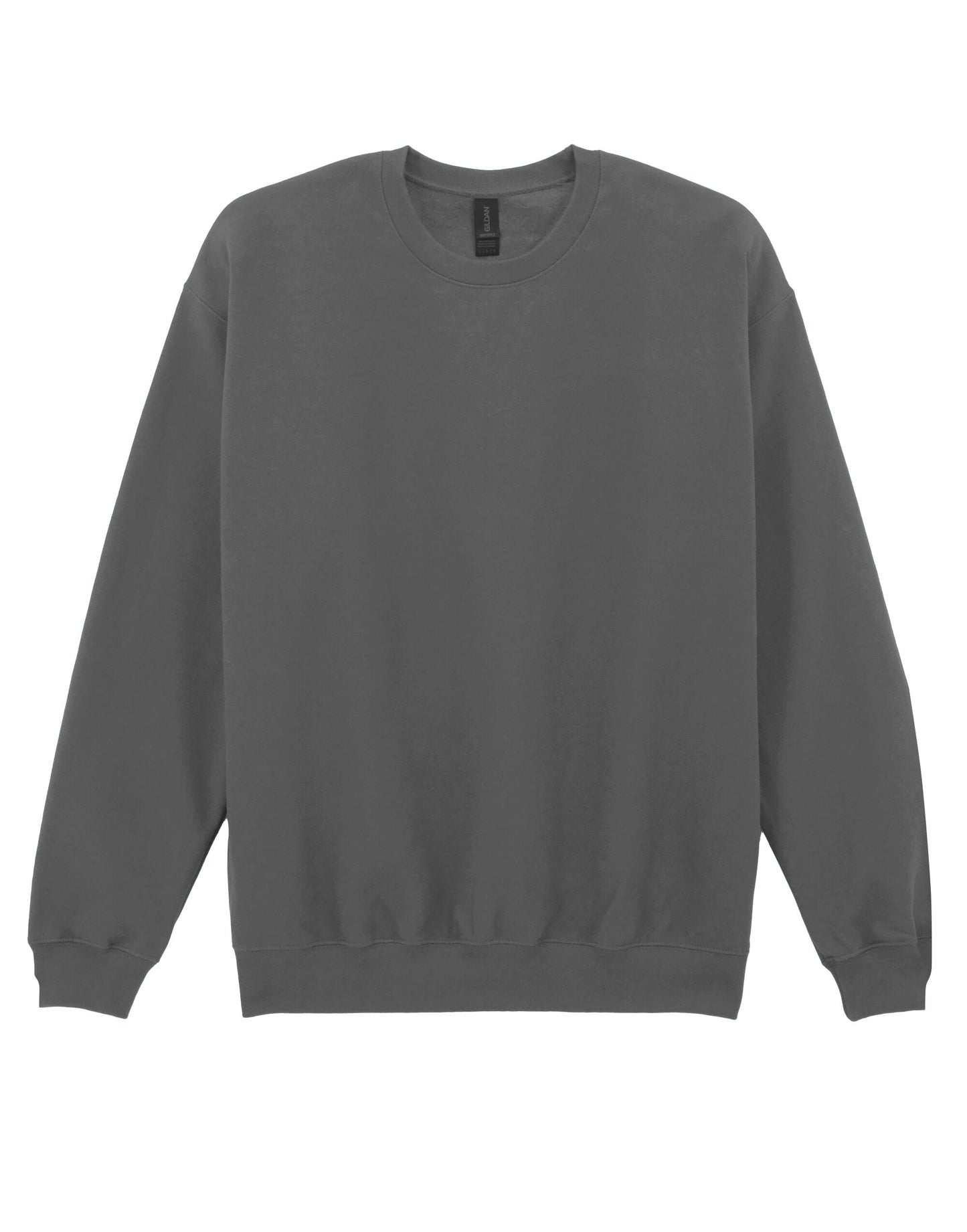 Softstyle Midweight Fleece Adult Crewneck - Charcoal