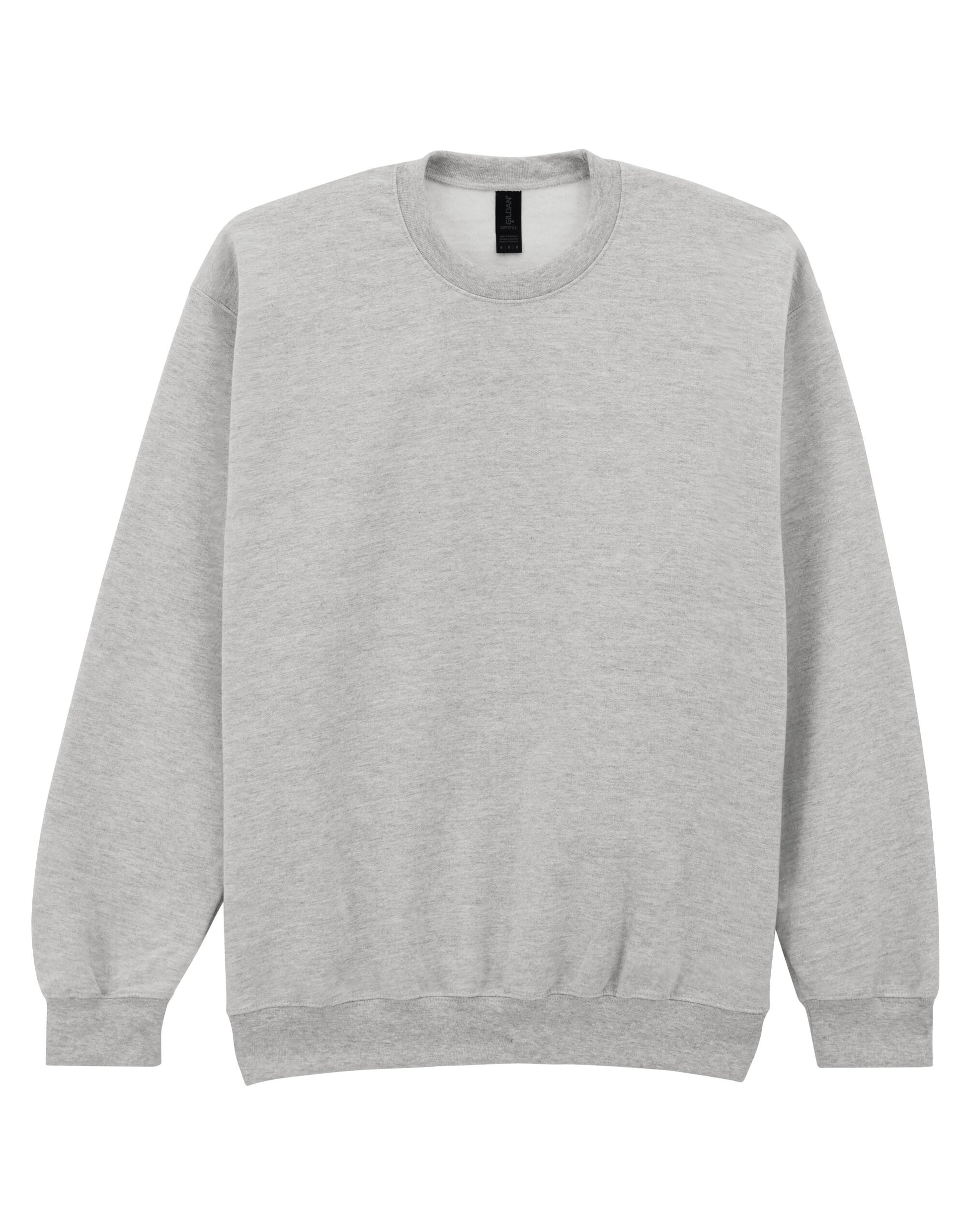 Softstyle Midweight Fleece Adult Crewneck - Ash Grey