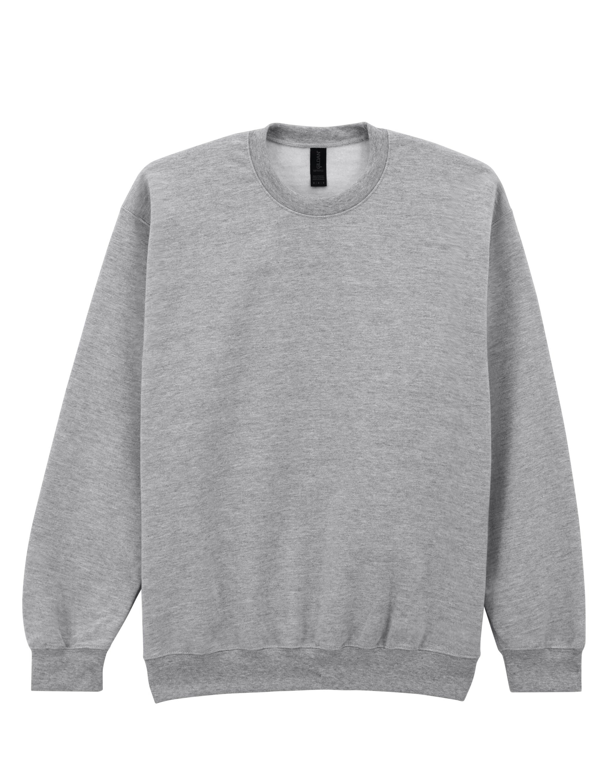Softstyle Midweight Fleece Adult Crewneck - Sport Grey (RS)