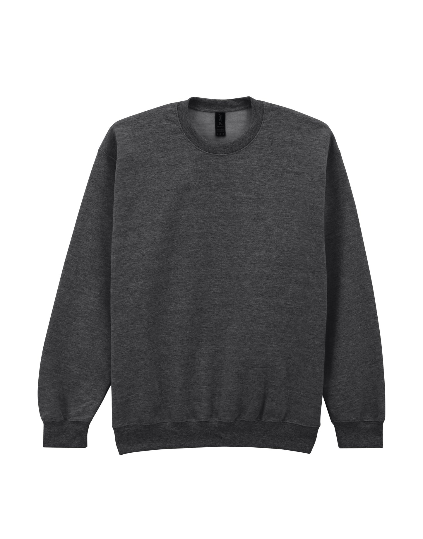 Softstyle Midweight Fleece Adult Crewneck - Heather Black