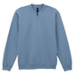 Softstyle Midweight 1/4 Zip Sweatshirt - Stone Blue