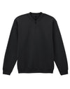 Softstyle Midweight 1/4 Zip Sweatshirt - Black