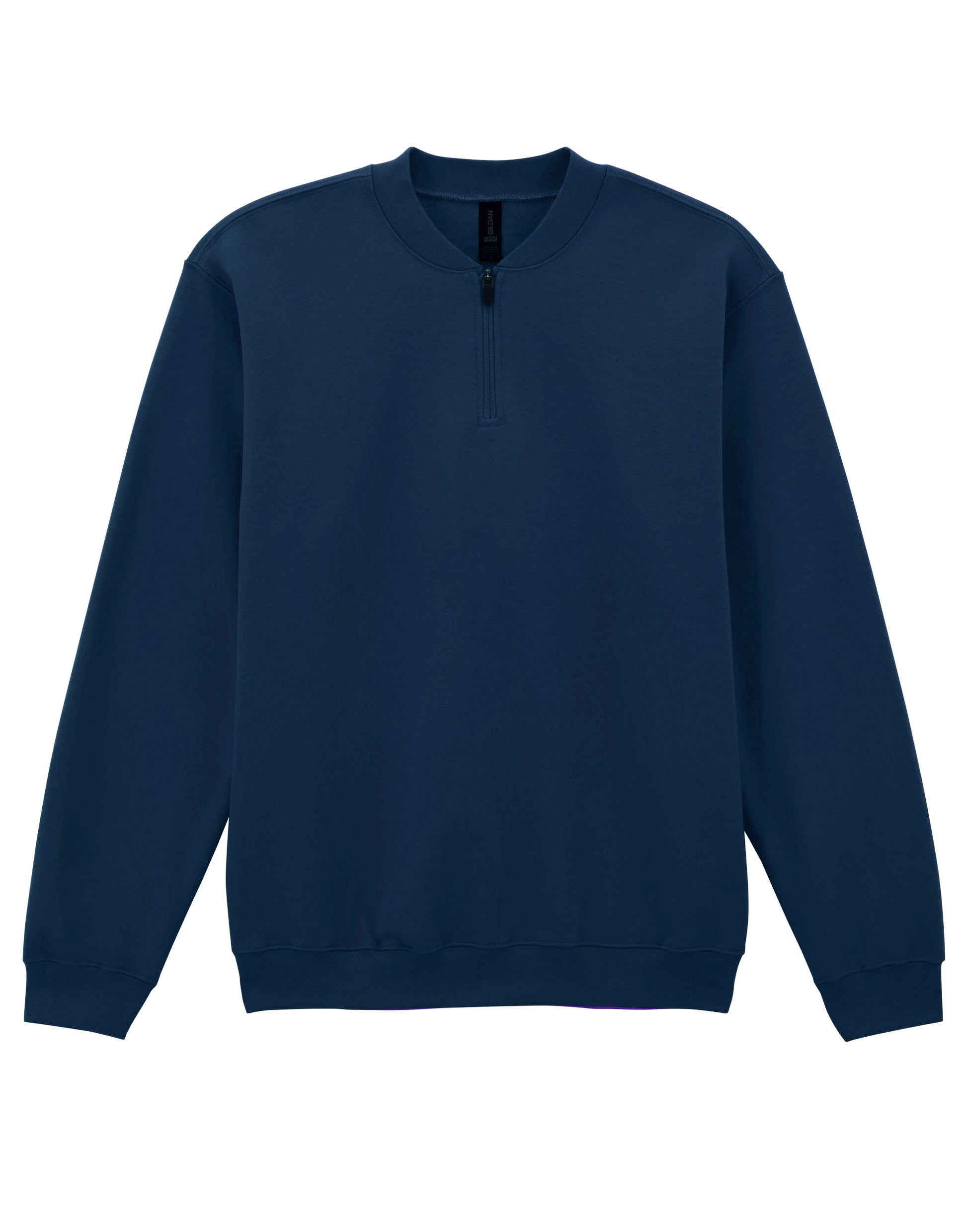 Softstyle Midweight 1/4 Zip Sweatshirt - Navy Blue