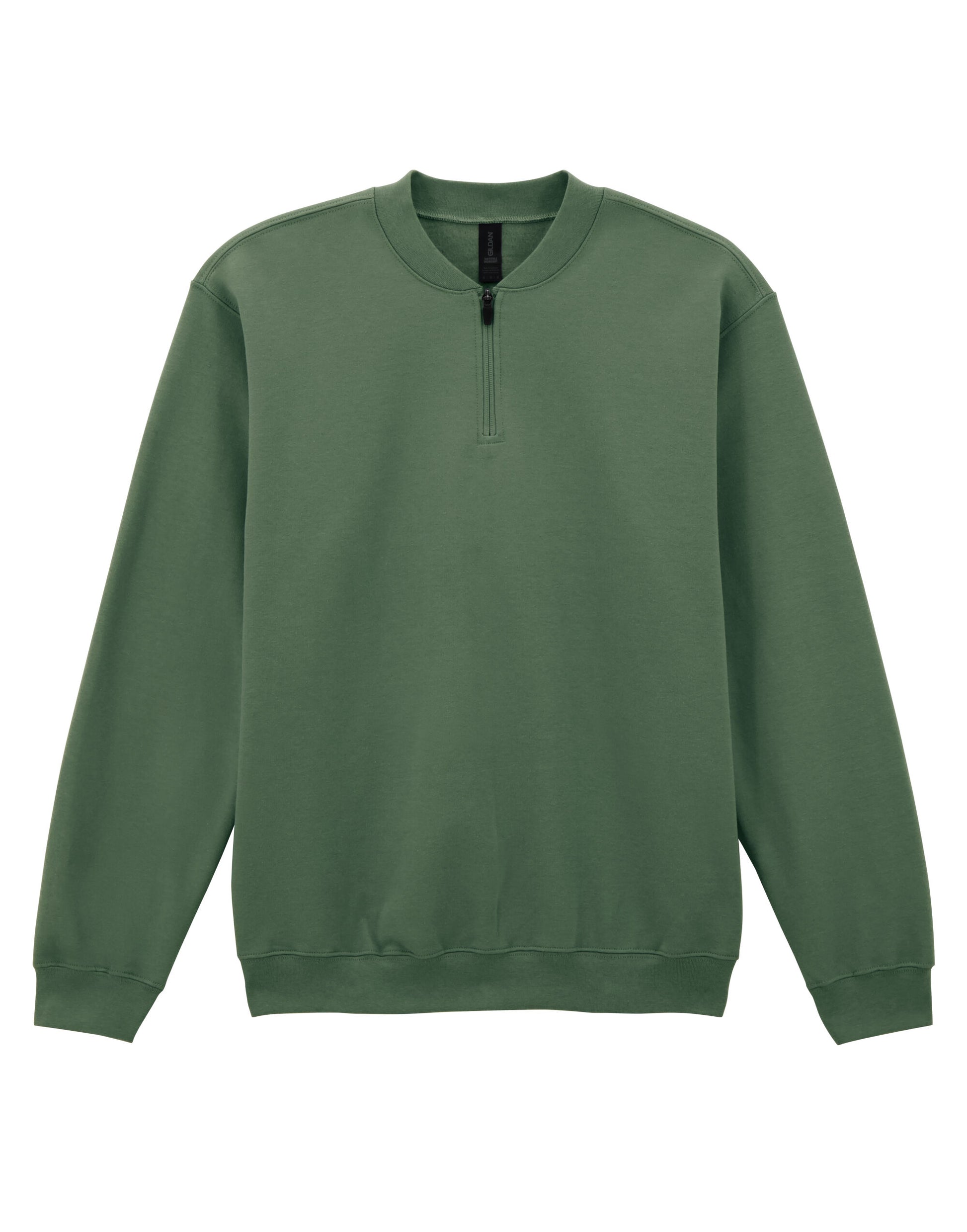 Softstyle Midweight 1/4 Zip Sweatshirt - Military Green