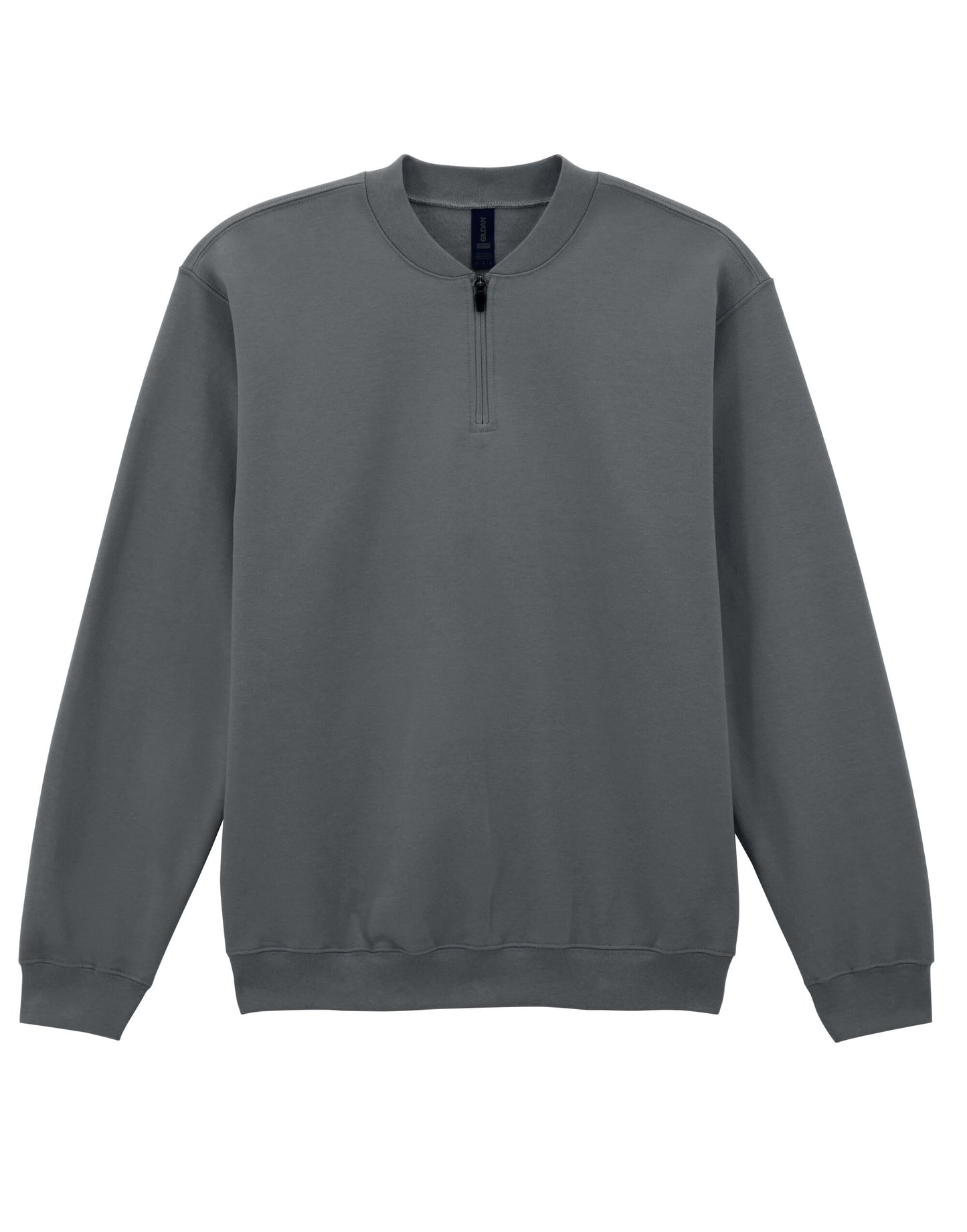 Softstyle Midweight 1/4 Zip Sweatshirt - Charcoal