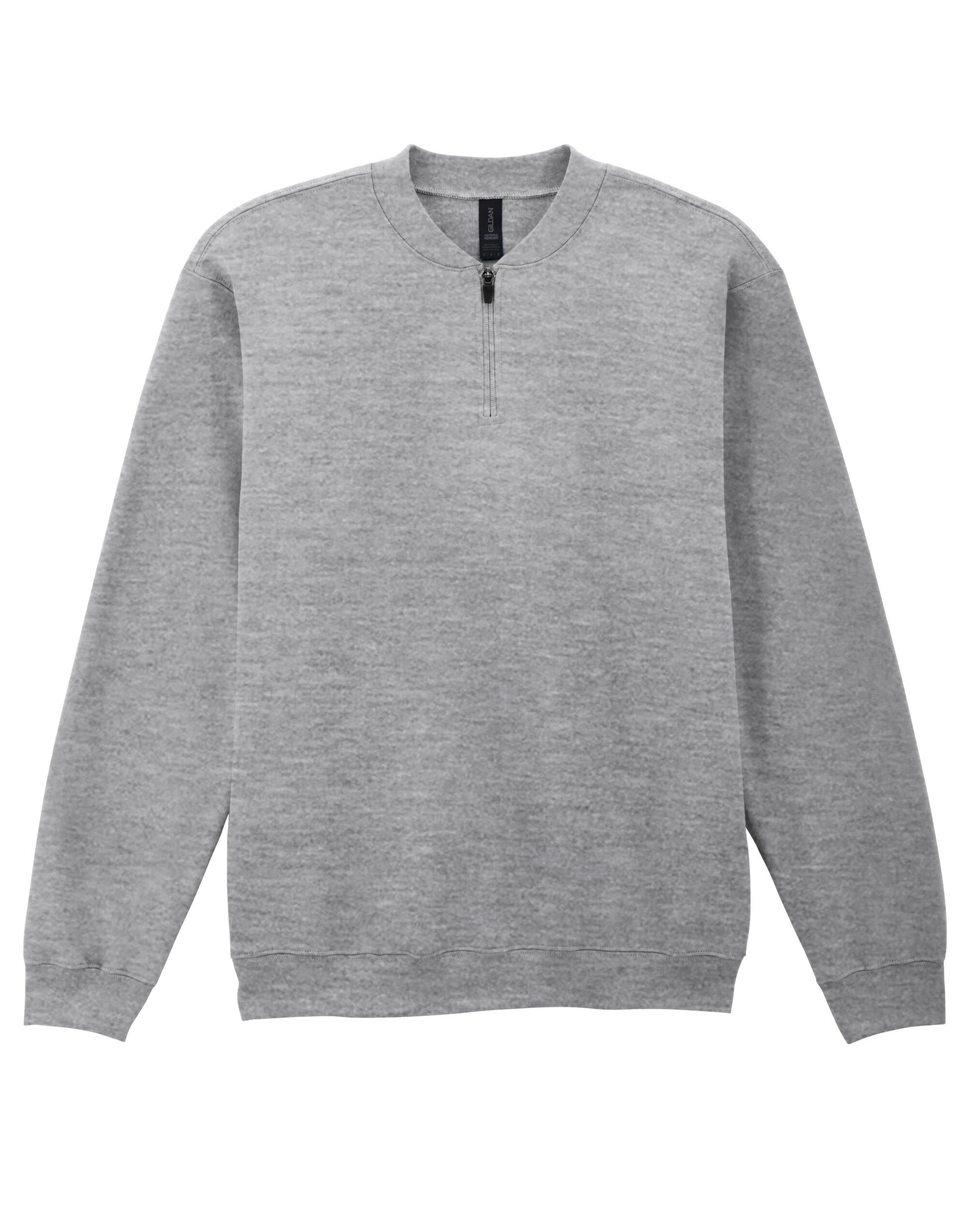 Softstyle Midweight 1/4 Zip Sweatshirt - Sport Grey (RS)