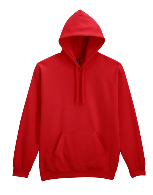 Softstyle Midweight Fleece Adult Hoodie - Red