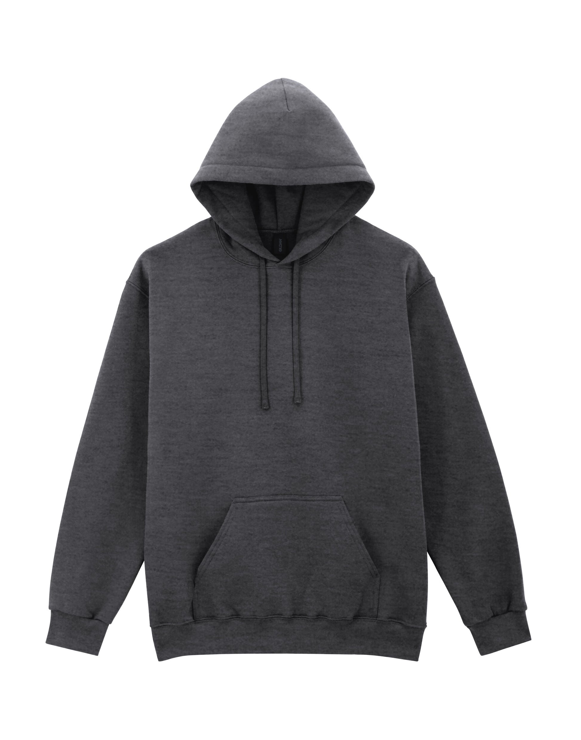 Softstyle Midweight Fleece Adult Hoodie - Heather Black