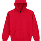 Softstyle Midweight Fleece Youth Hoodie - Red