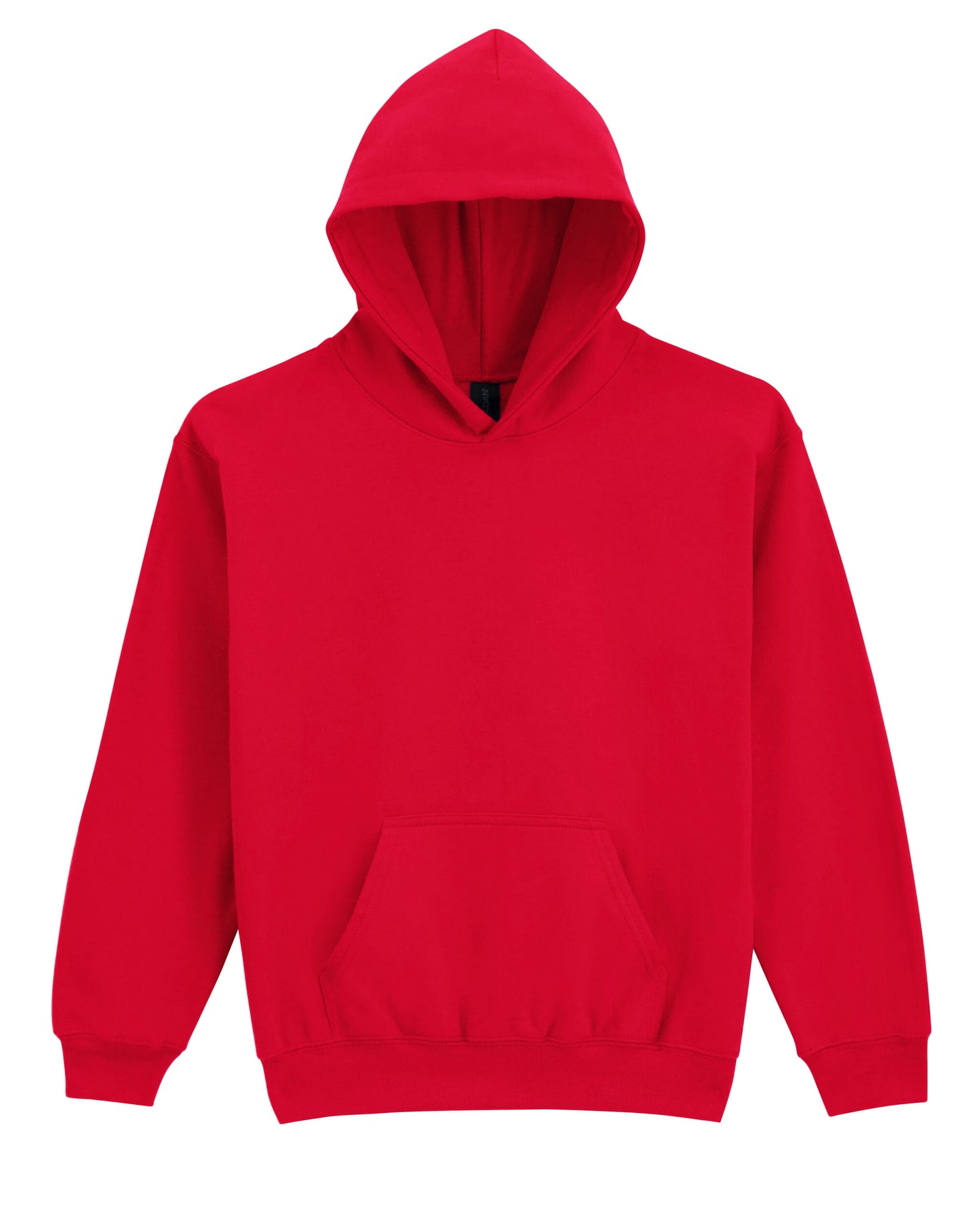 Softstyle Midweight Fleece Youth Hoodie - Red