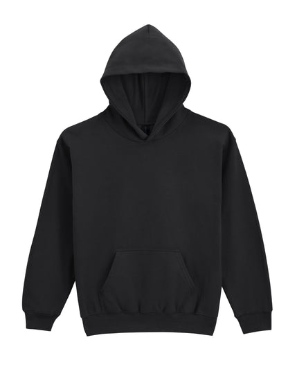 Softstyle Midweight Fleece Youth Hoodie - Black