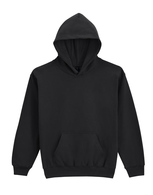 Softstyle Midweight Fleece Youth Hoodie - Black
