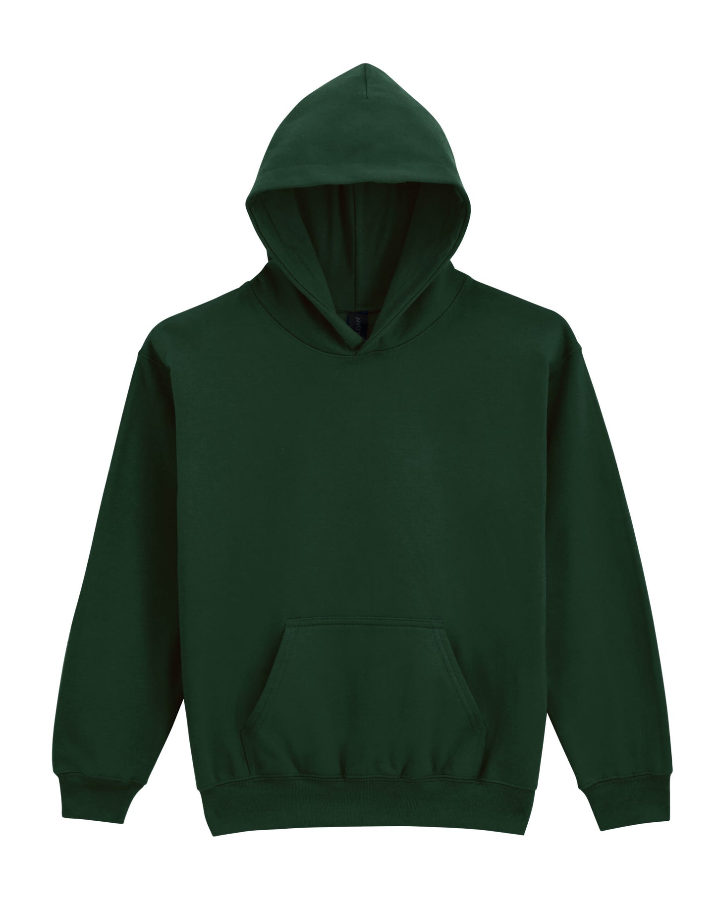 Softstyle Midweight Fleece Youth Hoodie - Forest Green