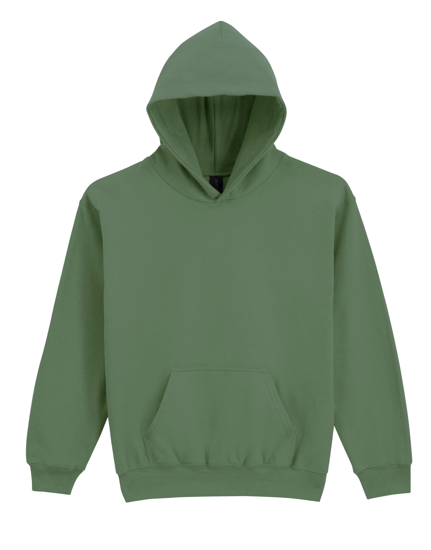 Softstyle Midweight Fleece Youth Hoodie - Military Green