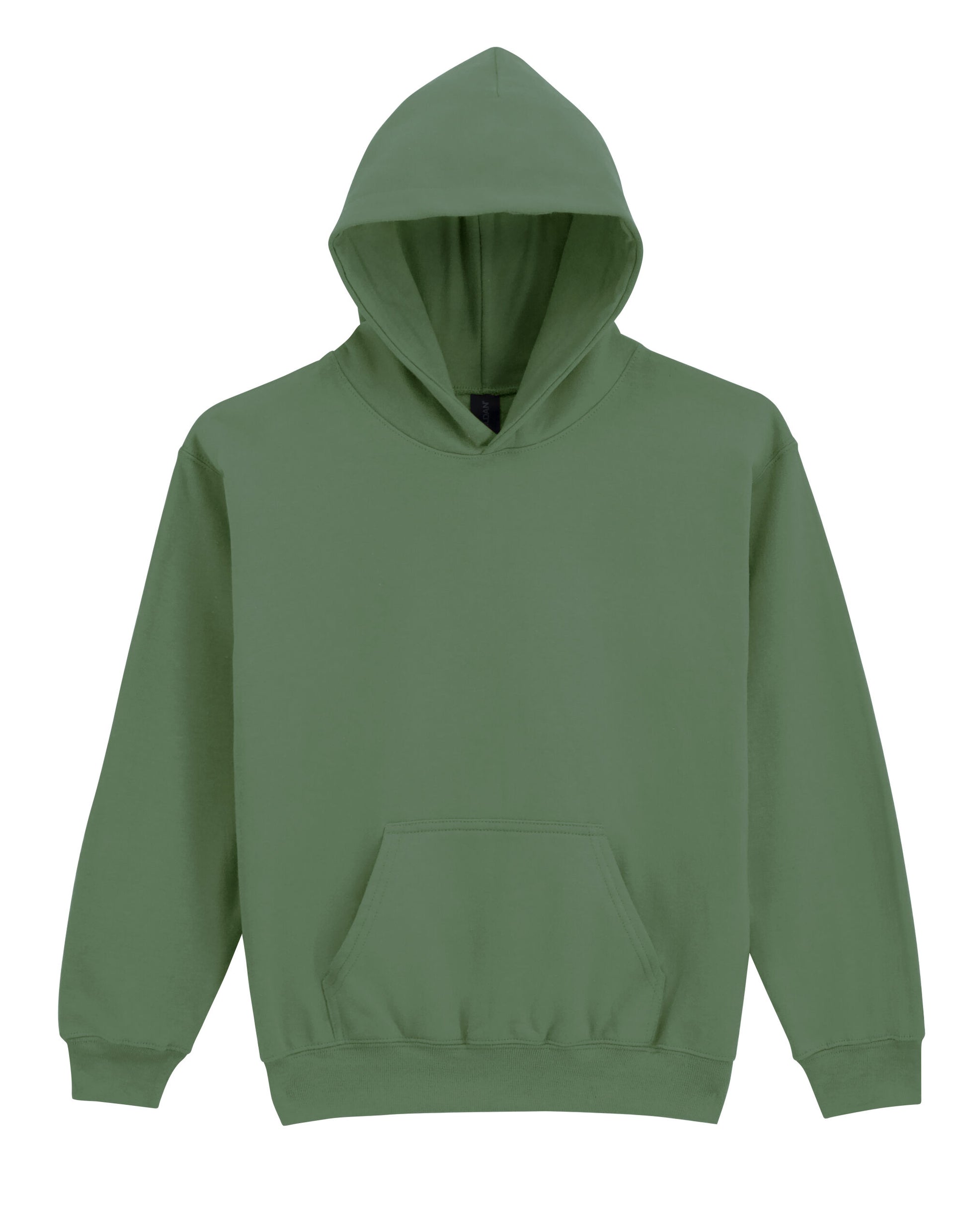 Softstyle Midweight Fleece Youth Hoodie - Military Green