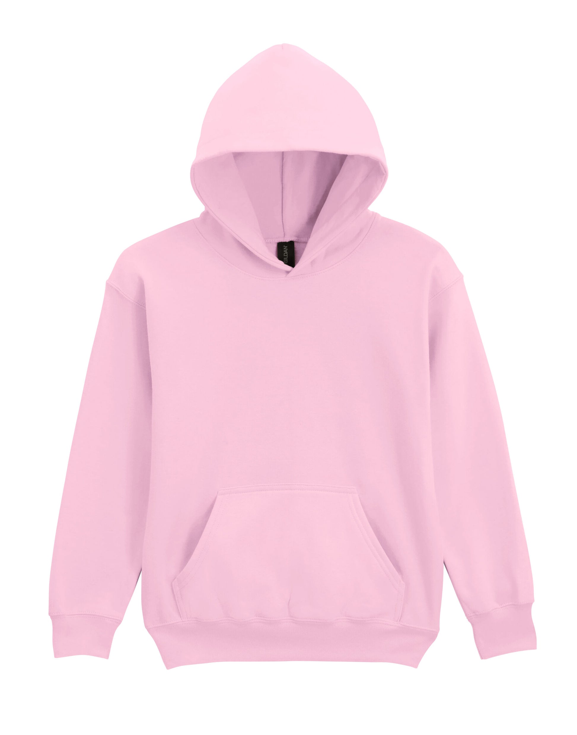 Softstyle Midweight Fleece Youth Hoodie - Light Pink