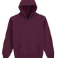 Softstyle Midweight Fleece Youth Hoodie - Maroon
