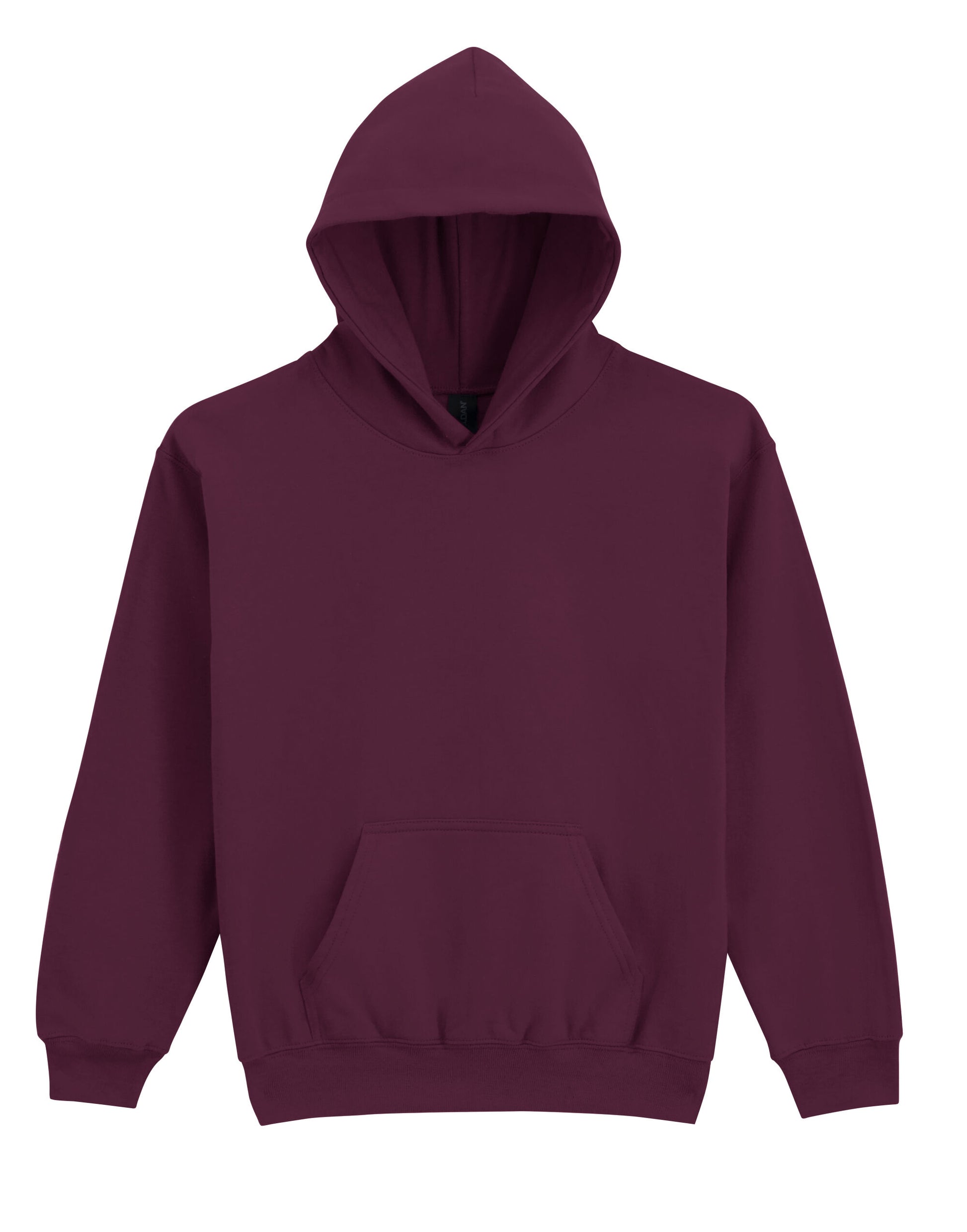 Softstyle Midweight Fleece Youth Hoodie - Maroon