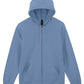 Softstyle Midweight Fleece Adult Full Zip Hooded Sweatshirt - Stone Blue