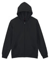 Softstyle Midweight Fleece Adult Full Zip Hooded Sweatshirt - Black