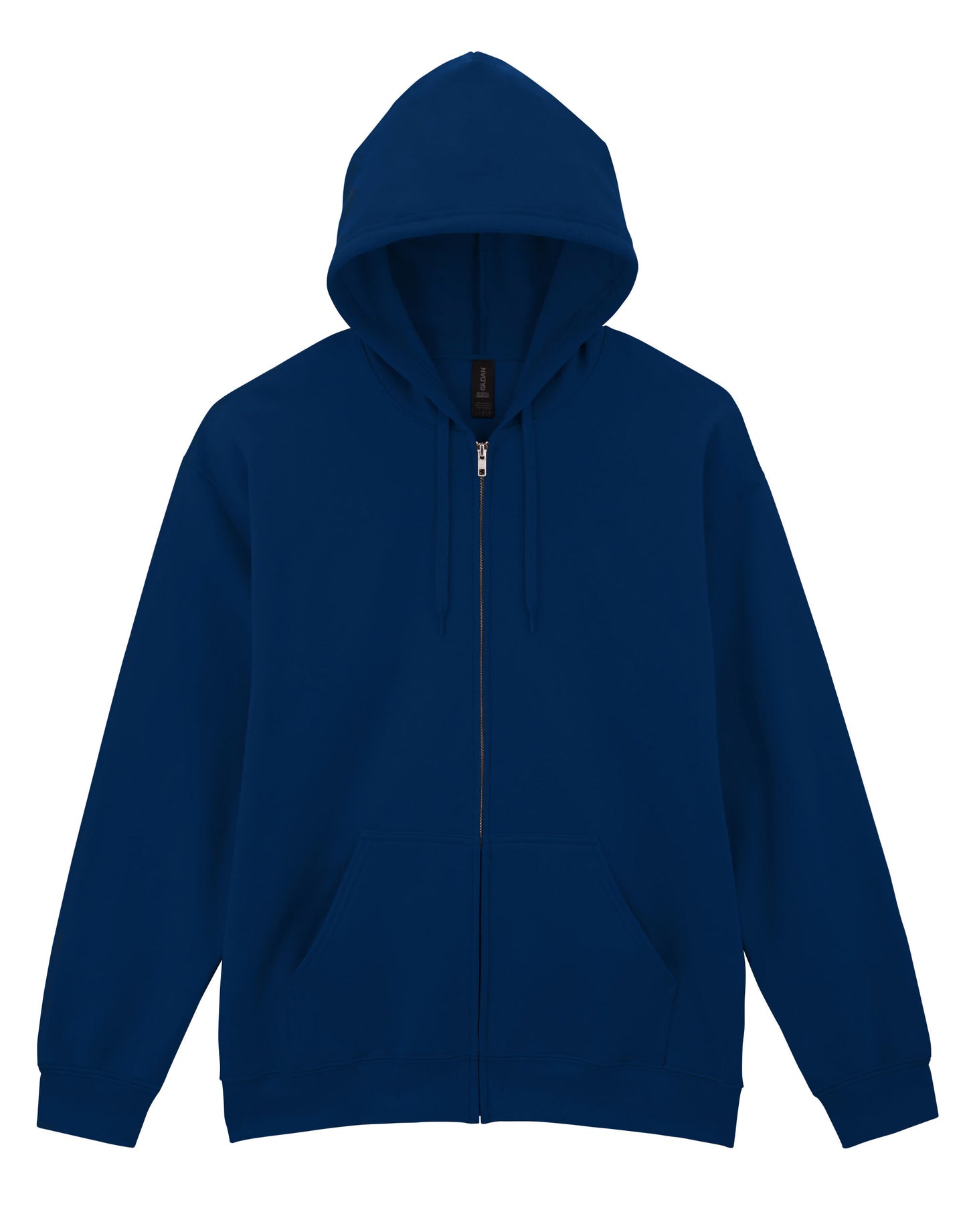 Softstyle Midweight Fleece Adult Full Zip Hooded Sweatshirt - Navy Blue