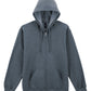 Softstyle Midweight Fleece Adult Full Zip Hooded Sweatshirt - Dark Heather