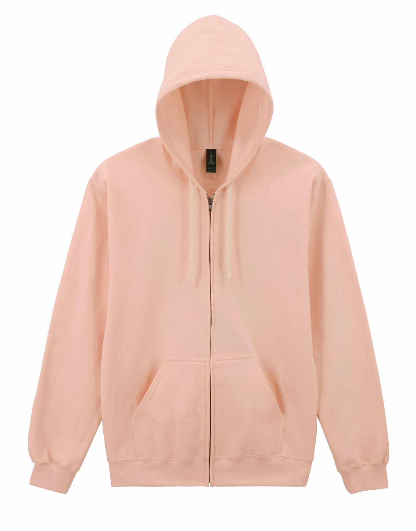 Softstyle Midweight Fleece Adult Full Zip Hooded Sweatshirt - Dusty Rose
