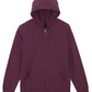 Softstyle Midweight Fleece Adult Full Zip Hooded Sweatshirt - Maroon