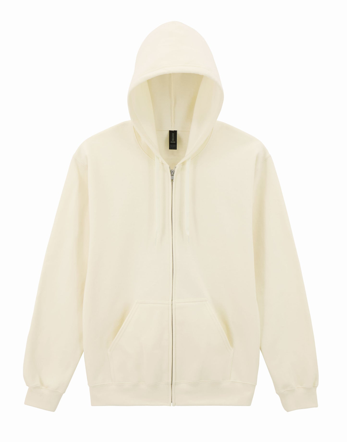 Softstyle Midweight Fleece Adult Full Zip Hooded Sweatshirt - Off White