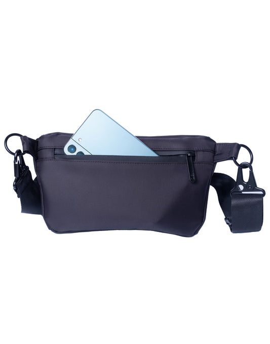 ZEN Coral Crossbody Pouch - Black