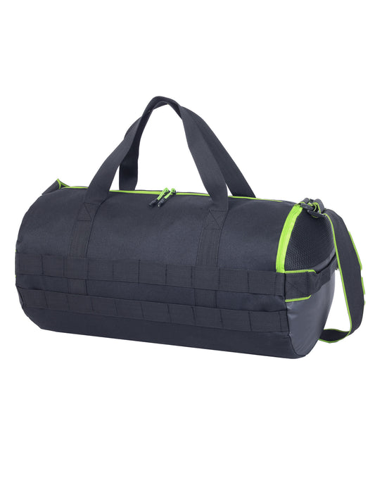 Olympia Sports Bag - Black/Lime Green