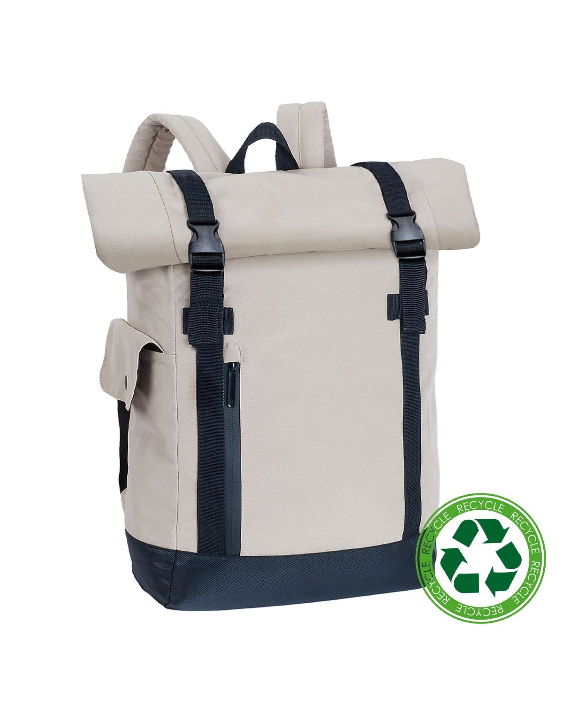 Budapest Sack Laptop Backpack - Sand/Black
