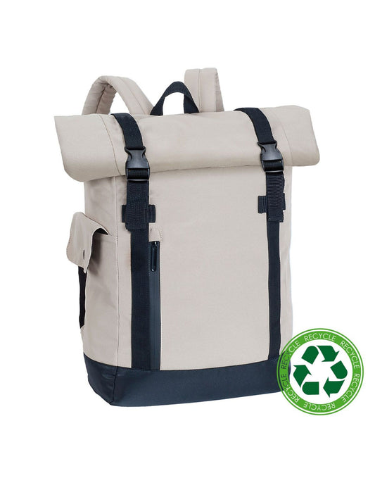 Budapest Sack Laptop Backpack - Sand/Black