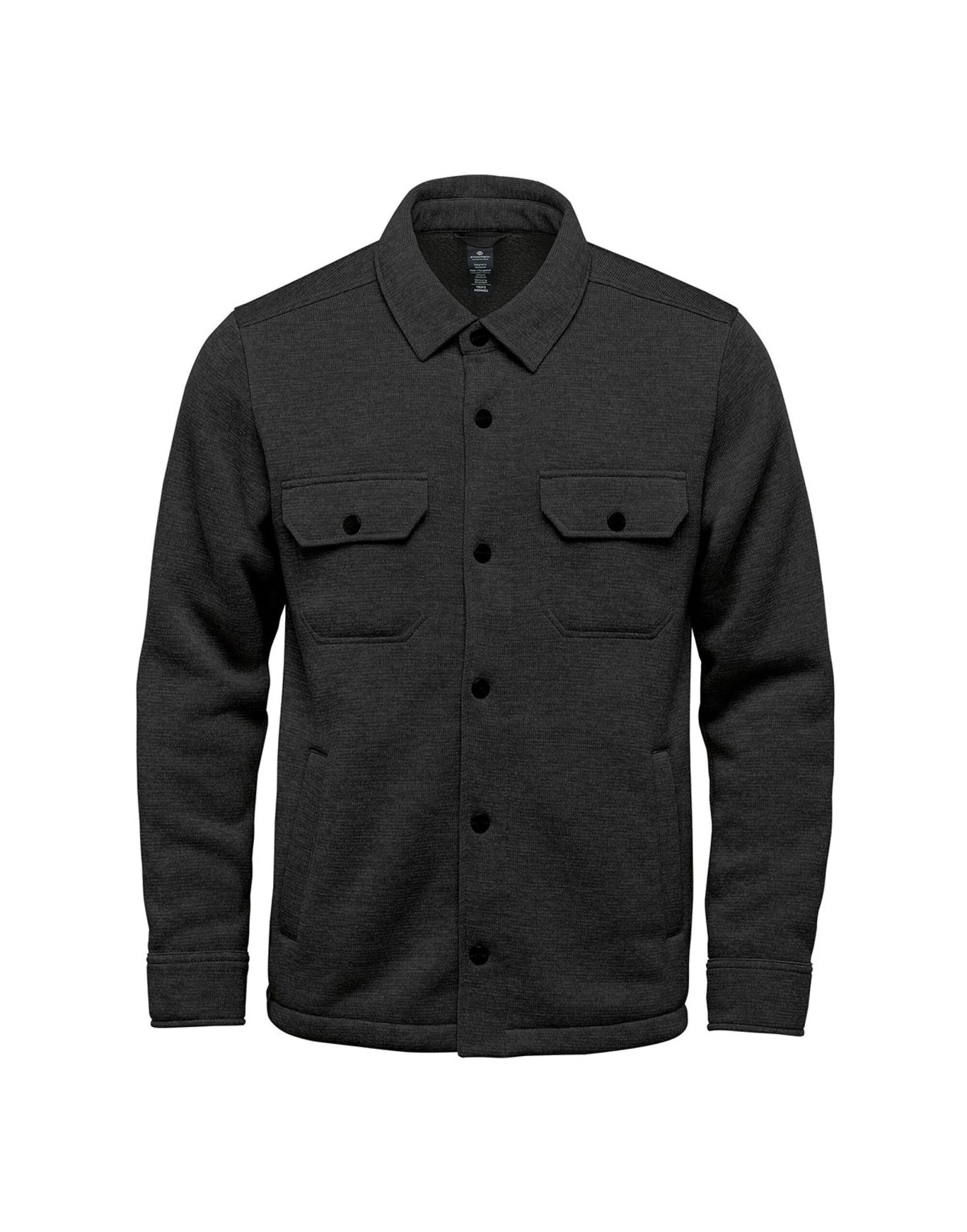 Men's Pure Earth Avalanche Fleece Shirt - Black Heather