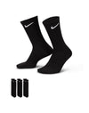 Everyday Lightweight Crew Socks (3 Pairs) - Black