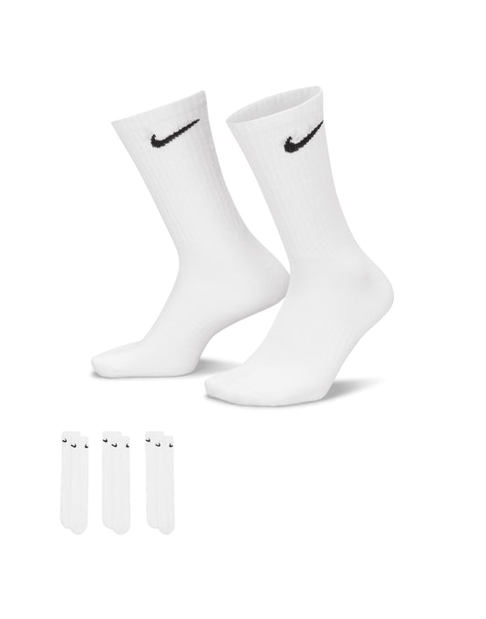 Everyday Lightweight Crew Socks (3 Pairs) - White