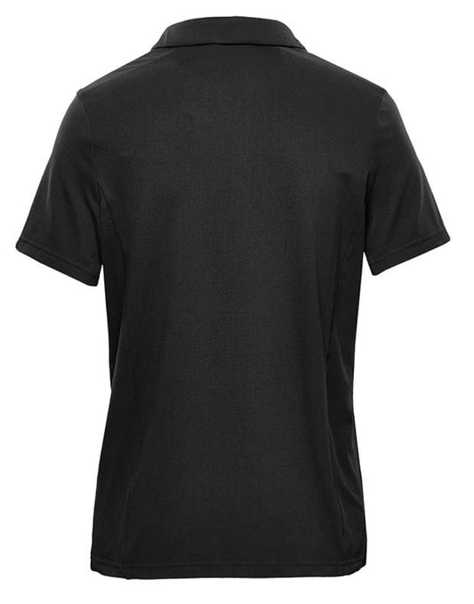 Women's Pure Earth Camino Performance Short Sleeve Polo - Black