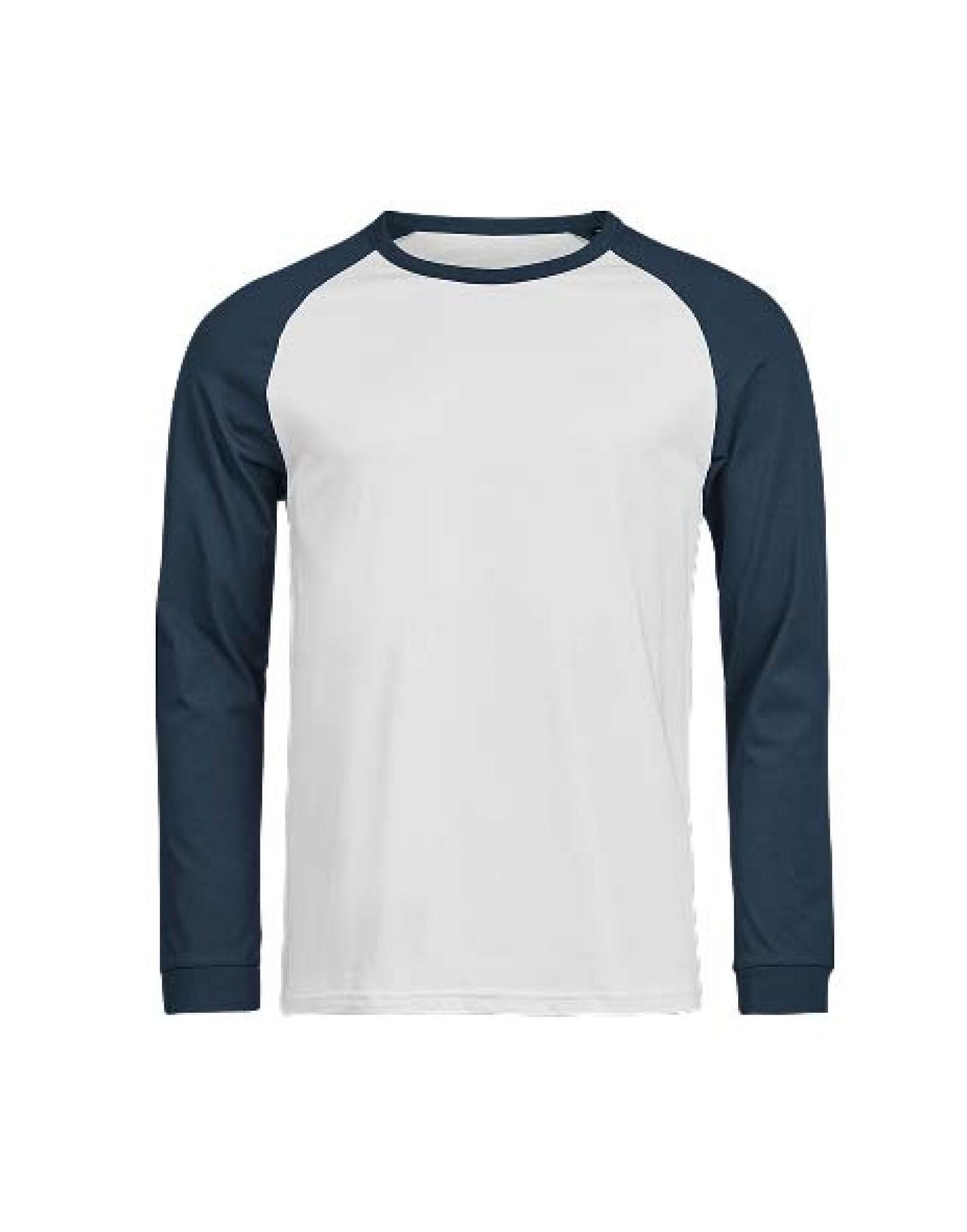 Unlabeled Baseball Tee - White/Ink