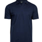 Men's Luxury Stretch V-Neck Polo - Navy