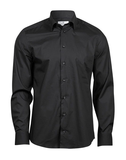 Men's Stretch Luxury Shirt - Black