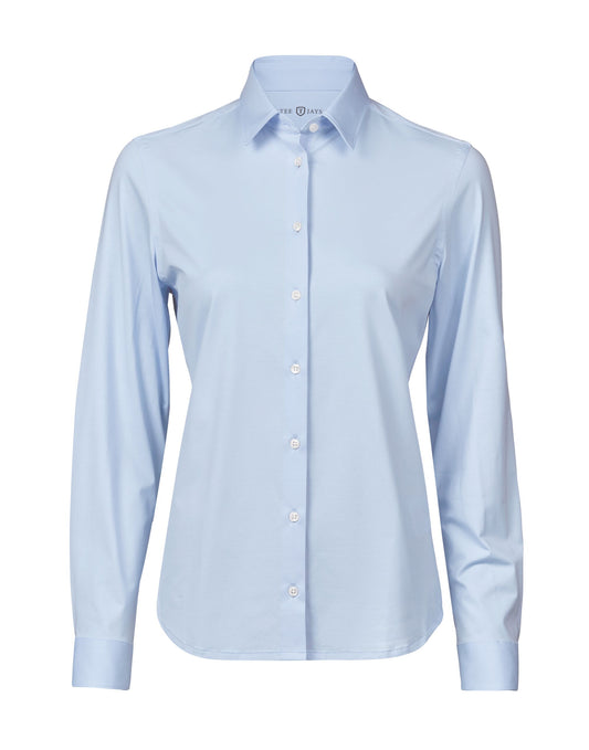 Women's Active Stretch Shirt - Light Blue