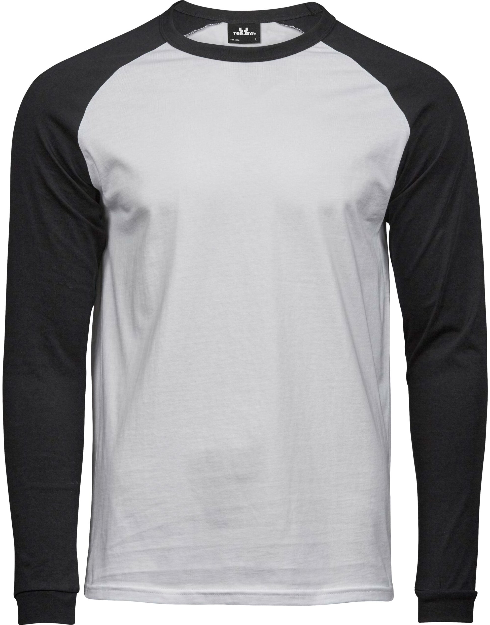 Men's Baseball Tee - White/Black