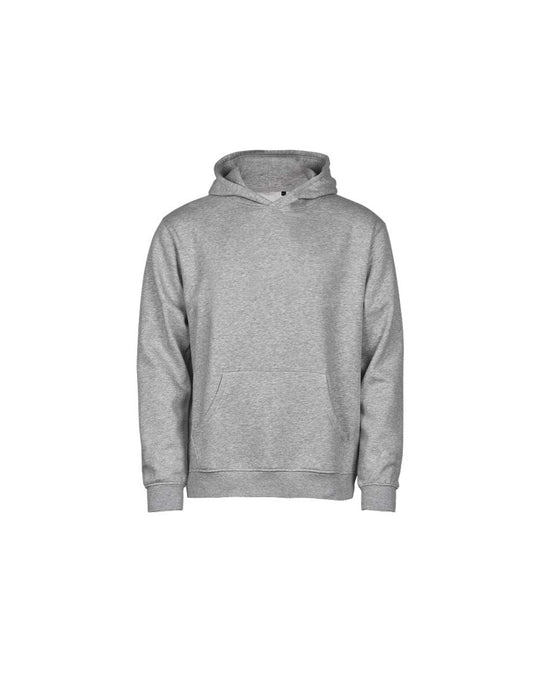 Junior Unlabeled Hooded Sweatshirt - Heather Grey