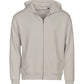 Unlabeled Hooded Full Zip Sweatshirt - Cement