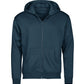 Unlabeled Hooded Full Zip Sweatshirt - Ink