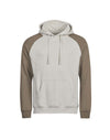 Unlabeled Two-Tone Hooded Sweatshirt - Cement/Clay