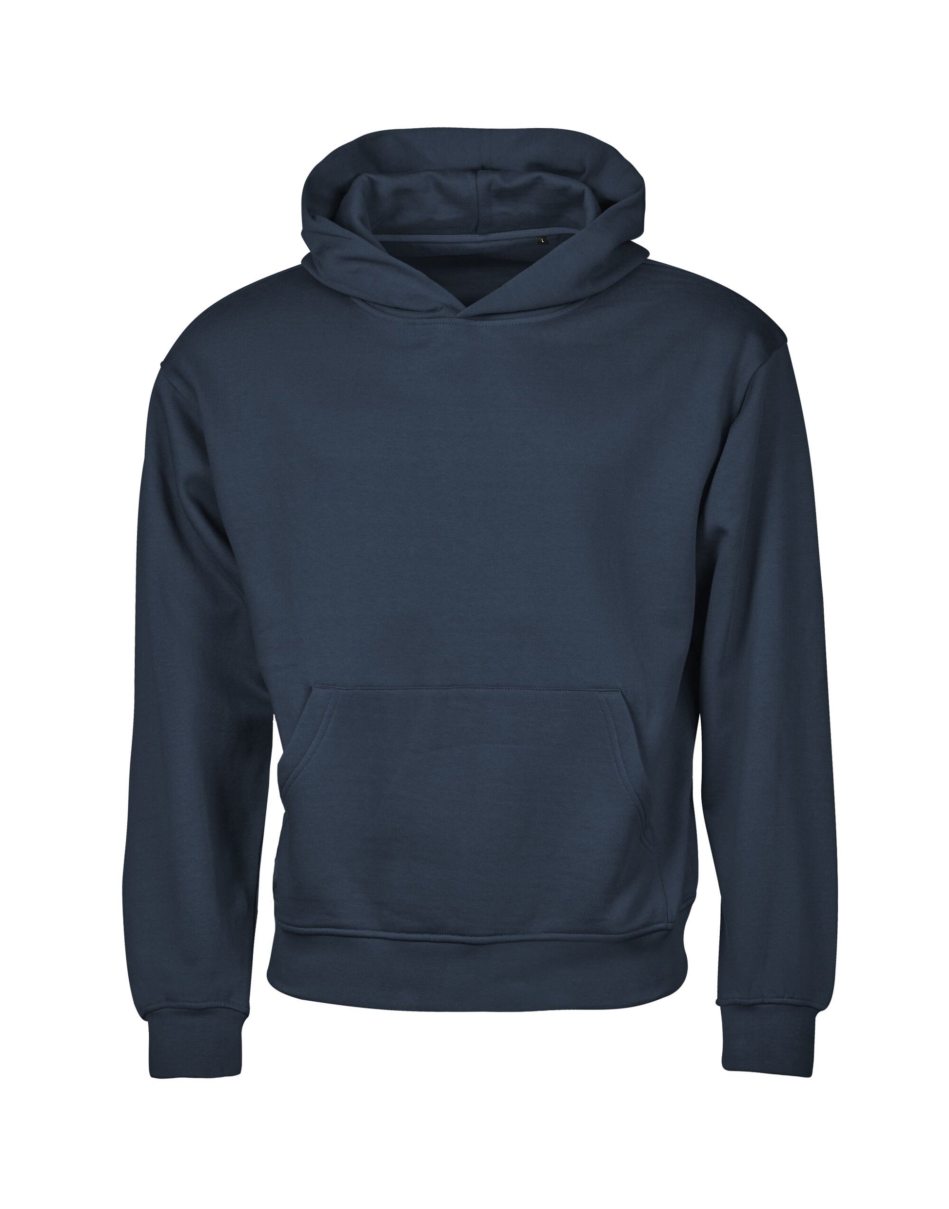 Unlabeled Heavy Loose Fit Hooded Sweatshirt - Ink